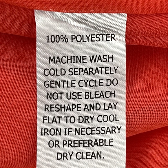 Adrienne Vittadini Coral Red Top - Picture 9 of 9